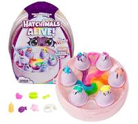 HATCHIMALS Alive, Rainbow Hatchery Toy with 6 Mini Figures in Colour-Reveal Eggs & 10+ Accessories, Kids’ Toys for Girls & Boys Aged 3+