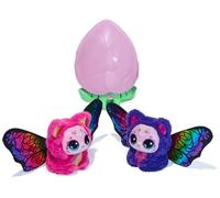 HATCHIMALS Bloomables, Kittyfly Surprise Interactive Toy and Flower with Repeatable Reveal and Transformation, 100+ Sounds and Reactions (Styles Vary), Kids Toys for Girls and Boys.