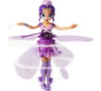 HATCHIMALS Pixies, Crystal Flyers Purple Magical Flying Pixie with Lights Glittery Wings and Crystal Egg Case Toy Drone for Kids Aged 6 and up
