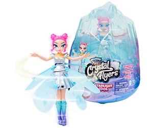 HATCHIMALS Pixies, Crystal Flyers Starlight Idol Magical Flying Pixie with Lights, Shimmering Dress and Crystal Egg Case | Toy Drone for Boys and Girls Aged 6 and Up