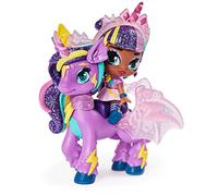 Hatchimals Pixies Riders, Crystal Charlotte Pixie and Draggle Glider Hatchimal Set with Mystery Feature