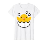 Hatching Chick Baby Chicken Costume Value Graphic T-Shirt, Women, White, XL