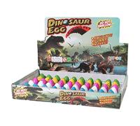 Hatching Dinosaur Egg Surprise Toy Educational Science Experiment Kit for Kids Realistic Animal Figure Play Set Indoor Outdoor Activity (Green, 28X17.5X4cm)