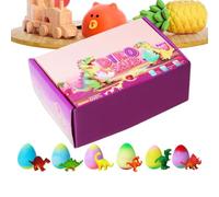 Hatching Growing Dinosaur Eggs in Water 6 Pieces Hatching Toys