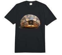 Hatchling Spur-Thighed Tortoise Looking Out of Its Carapace Comfort Colors Adult Heavyweight T-Shirt