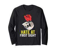 Hate At First Sight Antisocial Unsociable Statement Long Sleeve T-Shirt