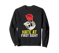 Hate At First Sight Antisocial Unsociable Statement Sweatshirt