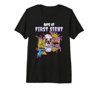 Hate At First Sight Misanthropic Loner Statement Premium T-Shirt