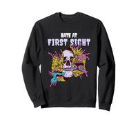 Hate At First Sight Misanthropic Loner Statement Sweatshirt