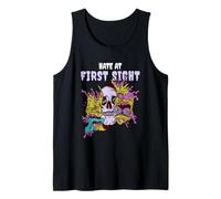 Hate At First Sight Misanthropic Loner Statement Tank Top