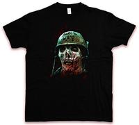 Hate Couture Born to Hate HC T-Shirt - Horror Platoon Splatter Vietnam War Zombie Soldier Gore Shirt Sizes S - 5XL (M) Black