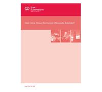 Hate crime: should the current offences be extended?: 8865 (Cm.)