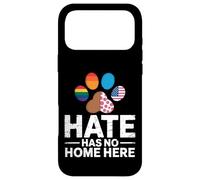 Hate Has No Home Here Equality LGBTQ USA Paw Print Case for iPhone 17 Pro Max