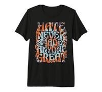 Hate Hasn't Ever Made Anyone Great Retro 70s Tie Dye Protest Premium T-Shirt