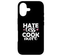 Hate less Cook more Cook Food Kitchen Case for iPhone 17
