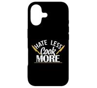 Hate Less Cook More Love Goes Through the Stomach Case for iPhone 17