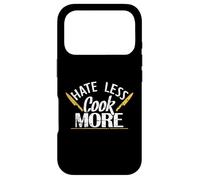 Hate Less Cook More Love Goes Through the Stomach Case for iPhone 17 Pro