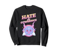 Hate Lies Cowardice (Cute Little Devil Graphic) Sweatshirt