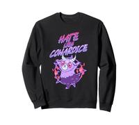 Hate Lies Cowardice (Funny Little Devil Graphic) Sweatshirt