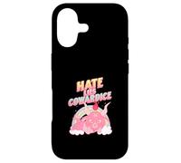 Hate Lies Cowardice (Funny Weird Statement) Case for iPhone 17