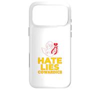 Hate Lies Cowardice (Funny Weird Statement) Case for iPhone 17 Pro Max