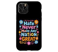 Hate Never Made Any Nation Great Retro Vibrant Case for iPhone 11 Pro