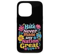 Hate Never Made Any Nation Great Vibrant Retro Case for iPhone 13 Pro