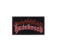 Hatebreed Black Red Metallic Hardcore Ba Patch Badge Embroidered Iron on Applique Souvenir Accessory