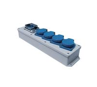 Hateha 4-Way Industrial Power Distribution Box 16A 230V IP44 - 12.212.083