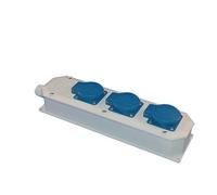 Hateha VD16 3-Way Power Distribution Box 16A 230V IP44 - 12.112.000