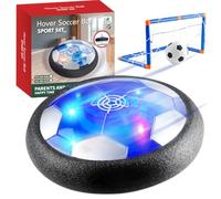 HATFRYF Air Power Hover Football Ball Set - Professional Floating Design, Soccer Companions, Compatible with Indoor Outdoor Games for Kids Ages 3-12, Includes 1 Air Soccer Ball + 2 Mesh Nets (Blue)