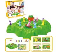 HATFRYF Bunny Trap Board Game, Two-player Battle Combat Mind Training Toys, Funny Bunny Childrens Games, Interactive Educational Logic Thinking Board Games, Gift A