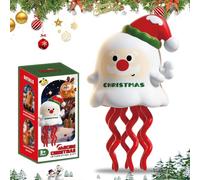 HATFRYF Dancing Squid Baby Toy, Christmas Themed Squid Dancing Toy, Interactive Wind-up Sensory Early Education Game, Standing or Crawling Squid Toy for Kids Boys Girls