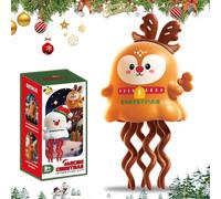 HATFRYF Dancing Squid Baby Toy, Octopus Dancing Toy Christmas Themed - Interactive Wind-up Sensory Early Education Game, Kids Magic Squid Tummy Time Toy, for Kids Boys Girls