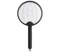 HATFRYF Electric Fly Swatter, Foldable Fly Zapper Killer, Mosquito Bug Zapper Racket, Rechargeable with USB-C Cable, with LED Light, for Indoor Camping Garden Travel for T