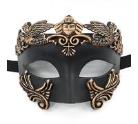 HATFRYF Mens Masks Masquerade Mask, Plastic Face Party Masks, The Opera Face Mask, Halloween Costume Prom Ball Mardi Gras Venetian Costume