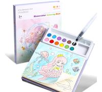 HATFRYF Paint with Water Coloring Books for Toddlers, Watercolor Painting Sets for Kids Ages 3-8, Water Coloring Book For Kids, Arts and Crafts Drawing Activities Toy Birthday Gift for Boys Girls