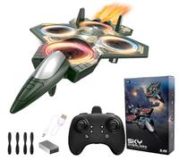 HATFRYF RC Airplane, RC Plane Ready to Fly, Remote Control Foam Fighter Wireless Airplane Toy, 2.4GHz Remote Control Wireless Toy, Easy to Fly for Beginners Kids Boys Girls