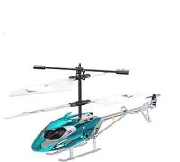 HATFRYF RC Helicopter Toy, Blue Remote Control Helicopters for Kids Aircraft Model Toys Helicopters with Light Altitude Hold Helicopter Toy Radio Controlled Aircraft RC Flying Toys Gift
