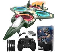 HATFRYF RC Planes For Kids, Foam Remote Control Airplanes, 2.4Ghz Aerobatic Aircraft Stunt Roll Flying Toys For Outdoor Yard Playground Park Boys Girls Beginners