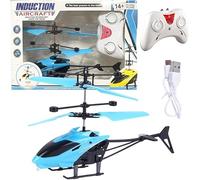 HATFRYF Remote Control Helicopter, Altitude Hold RC Helicopters with Gyro LED Light, RC Helicopter Toy, One Key Take Off/Landing, Easy to Fly Indoor/Outdoor RCs Helicopters, Cycling Accessory Parts