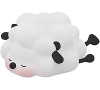 HATFRYF Sheep Night Light for Kids Bedroom, Cute Animal Silicone Night Lamp Touch Control Nightlights Rainbow Light USB Rechargeable Bedside Lamp, 30-Min Timer, Home Decor Christmas Birthday Gifts