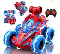 HATFRYF Spider RC Car, 360° Flips Remote Control Car, Kids 4WD RC Stunt Cars, With LED Lights, Monster Truck Birthday Presents, Kids Toys for 3-10 Year Old Boys - B