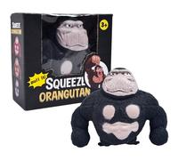 HATFRYF Stretchy Monkey Toys, Stress Relief Gorilla, Relief Monkey Figure Toys,Decompress Gorilla Toy For Kids And Adults, Anti-Stress Orangutan Animals Toy For Kids,Birthday Gift - Black