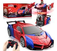 HATFRYF Transforming Remote Control Car, Transformable Robot RC Car Toy, RC Race Drift Cars - 360° Rotating, Kids Model Toy, Driftable, Gifts for Kids Boys - Red