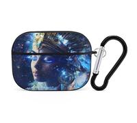 Hathor Intergalactic Being of Light Stylish Case Cover Compatible with AirPods Pro Hard PC Protector with Keychain
