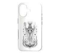 Hathor Sky Goddess Ancient Egyptian Monochrome Art Case for iPhone 17