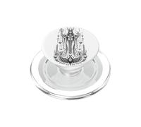 Hathor Sky Goddess Ancient Egyptian Monochrome Art PopSockets PopGrip for MagSafe