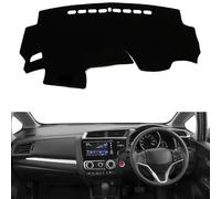 HATHWAY Fit For Honda Jazz Fit 2014-2018,Car Dashboard Cover,Black Non-Slip Dash Cover Dashboard Cover Mat,Car Interior Decoration