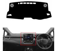 HATHWAY Fit For Toyota Corolla E210 2019-2021 RHD, Car Dashboard Cover, Dash Cover Dash Mat, Black Dash Mat Dashboard Cover